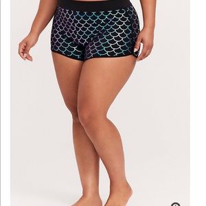 Torrid Mermaid Swim Shorts NWT Size 2